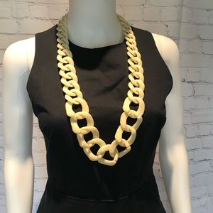 Ivory Look Link Necklace